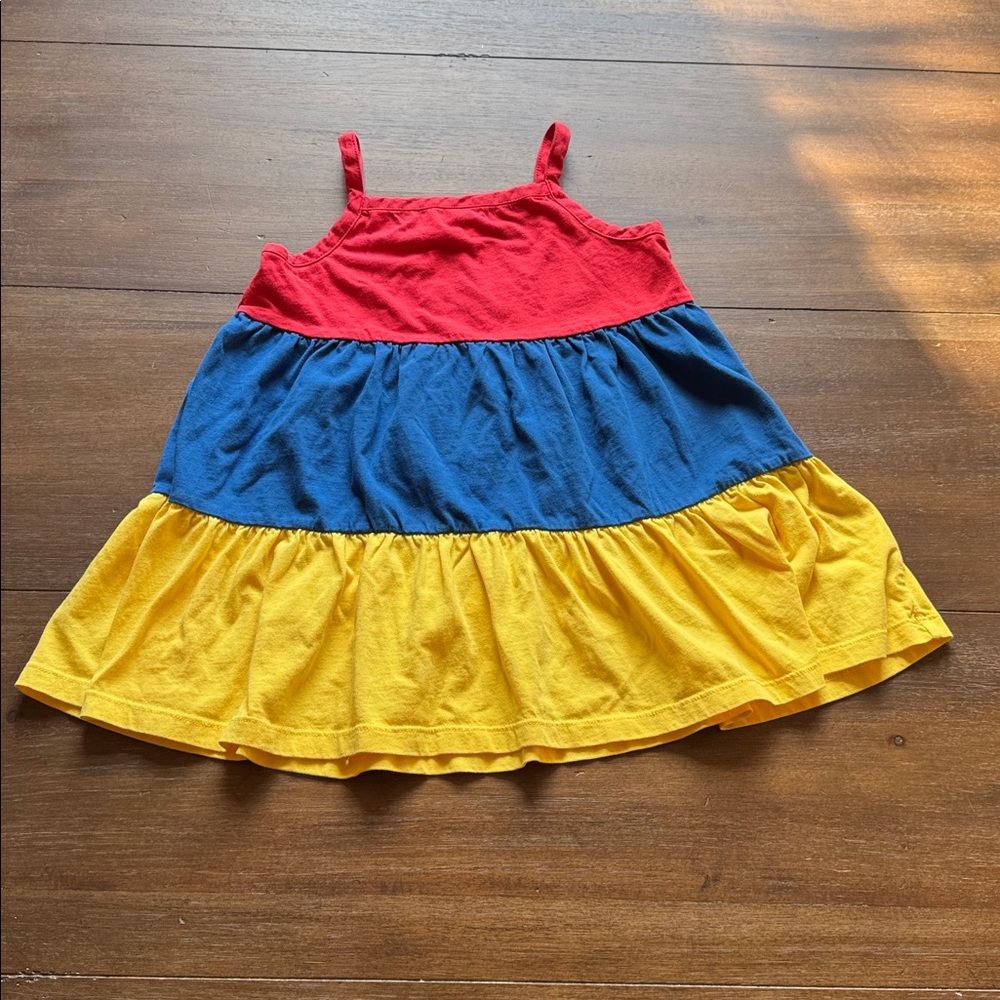 Size 130cm (8) Hanna Andersson color block cotton tank top tee